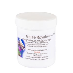 Gelee Royale in einer weißen Dose mit Schraubdeckel