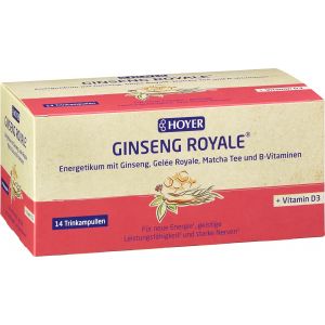 Ginseng Royale Energetikum Ampullen in einer Kartonverpackung