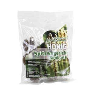 Spitzwegerich Honigbonbons in einer durchsichtigen Tüte