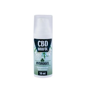 CBD Hydrogel in einer Spenderdose