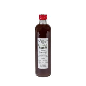 Honig Magenbitter in kleiner Glasflasche mit Schraubdeckel